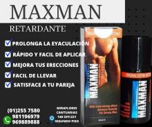 RETARDANTE SPRAY-MAXMAN-ERECCION ASEGURADA-SEXSHOP LIMA 